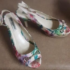 Floral Karl Lagerfeld heels